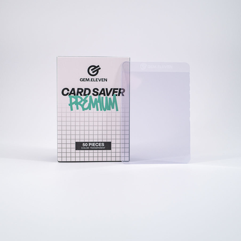 Gem.Eleven Card Saver 50er Pack – Semi-Rigid für Grading