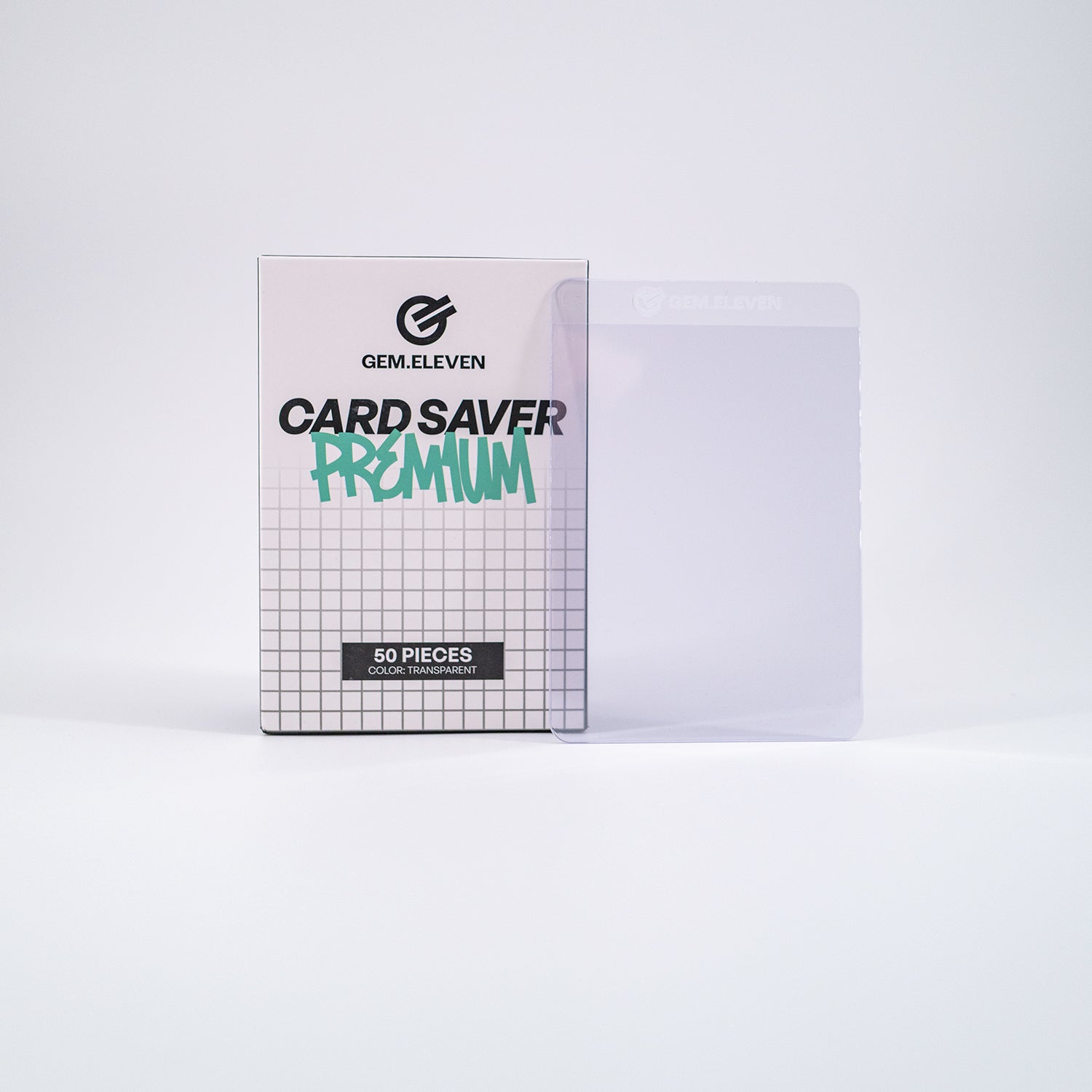 Gem.Eleven Card Saver 50er Pack – Semi-Rigid für Grading