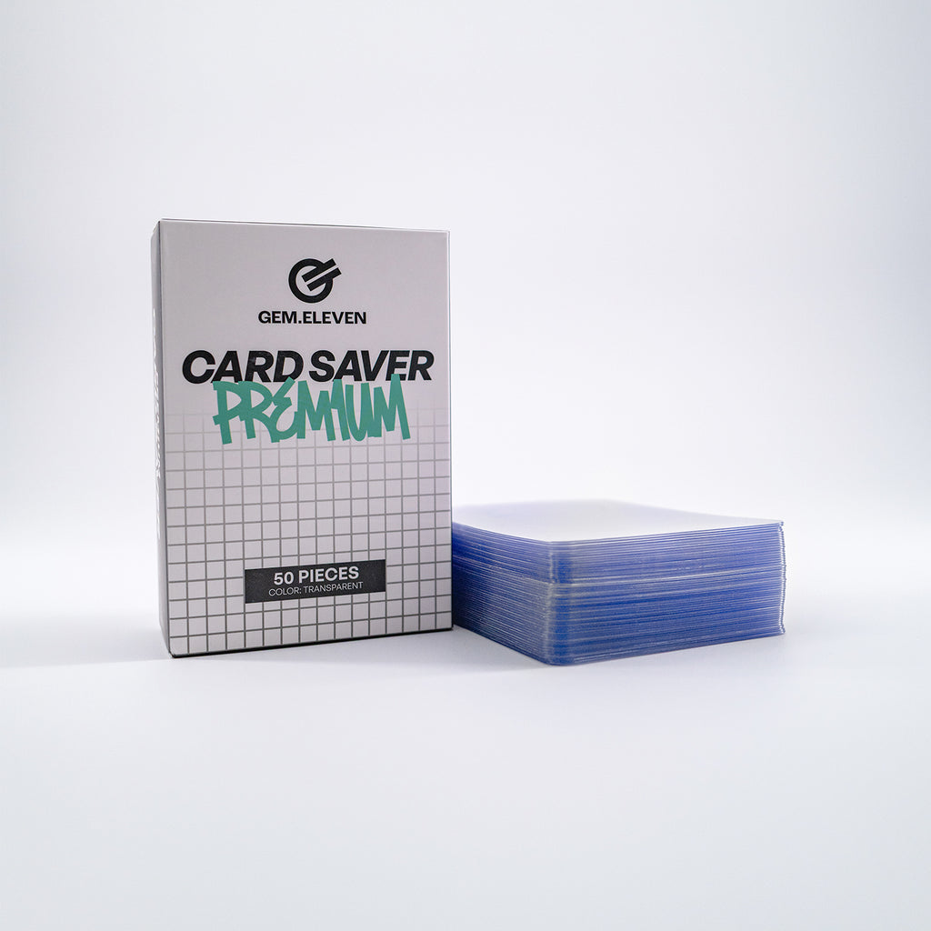 Gem.Eleven Card Saver 50er Pack – Semi-Rigid für Grading