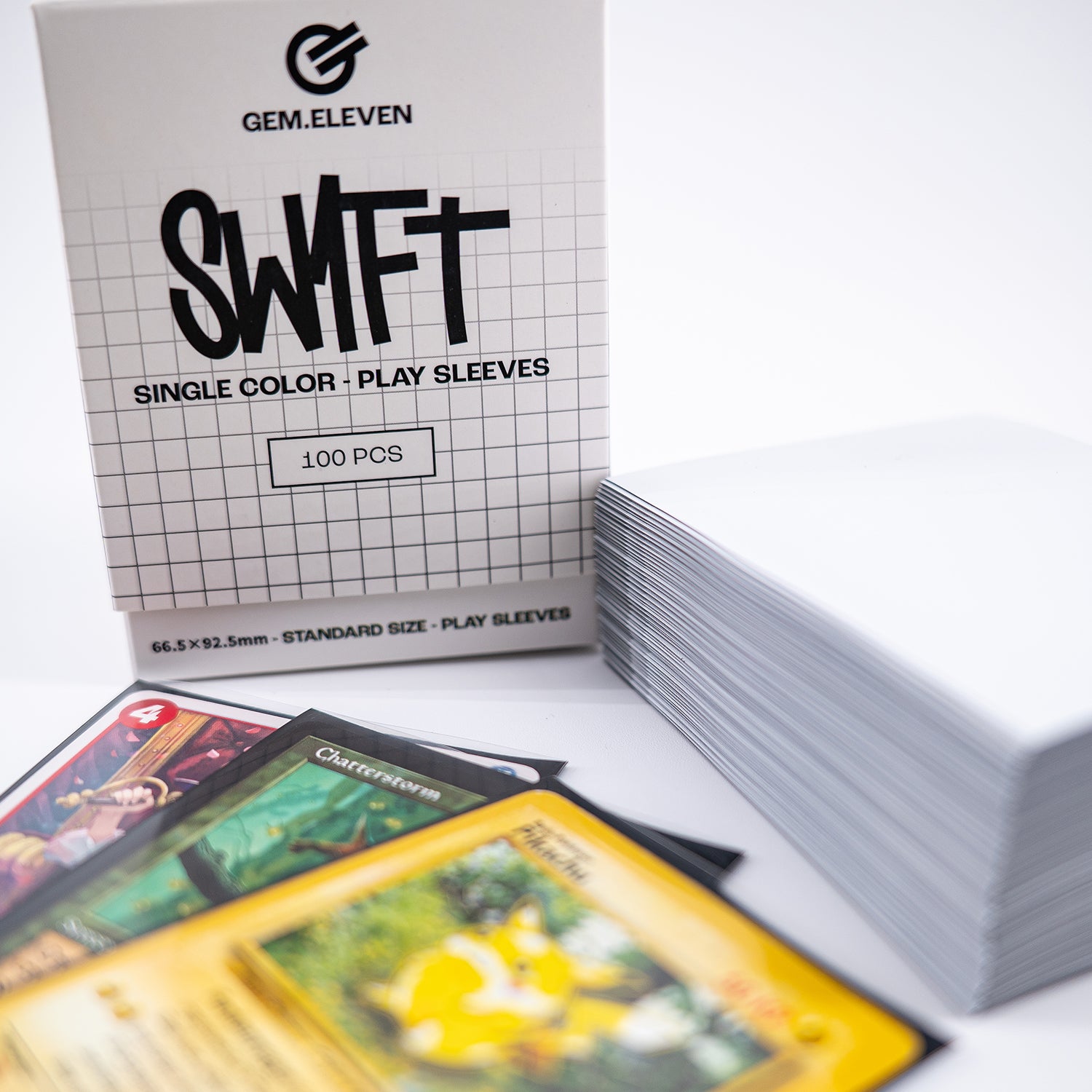 Gem.Eleven Swift Play Sleeves – 100 Standard TCG-Schutz