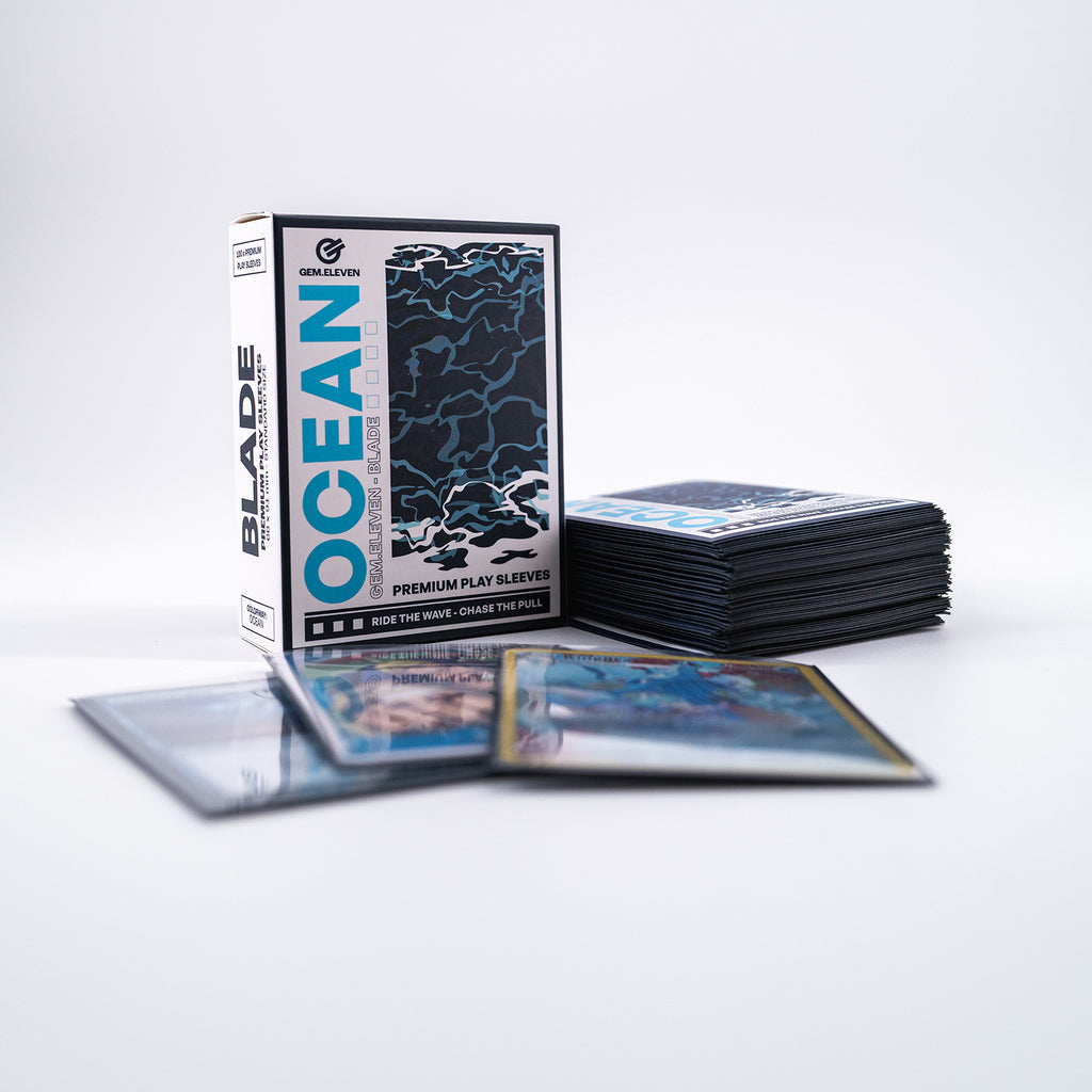 Gem.Eleven Blade Ocean – Premium TCG Play Sleeves – 100 Standard-Size Sleeves