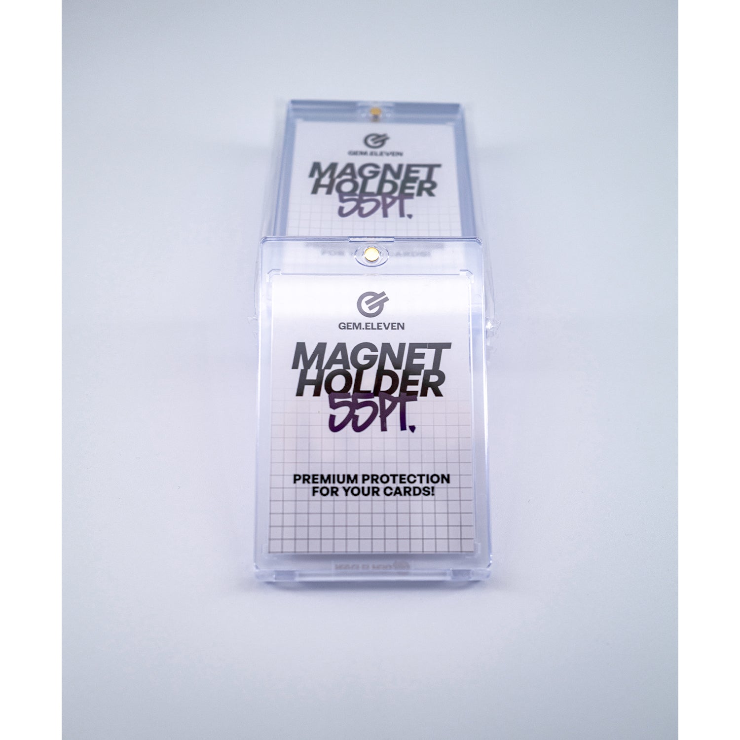 Gem.Eleven Magnetic Card Holder – UV Acryl Case – 35PT/55PT (5er-Pack)