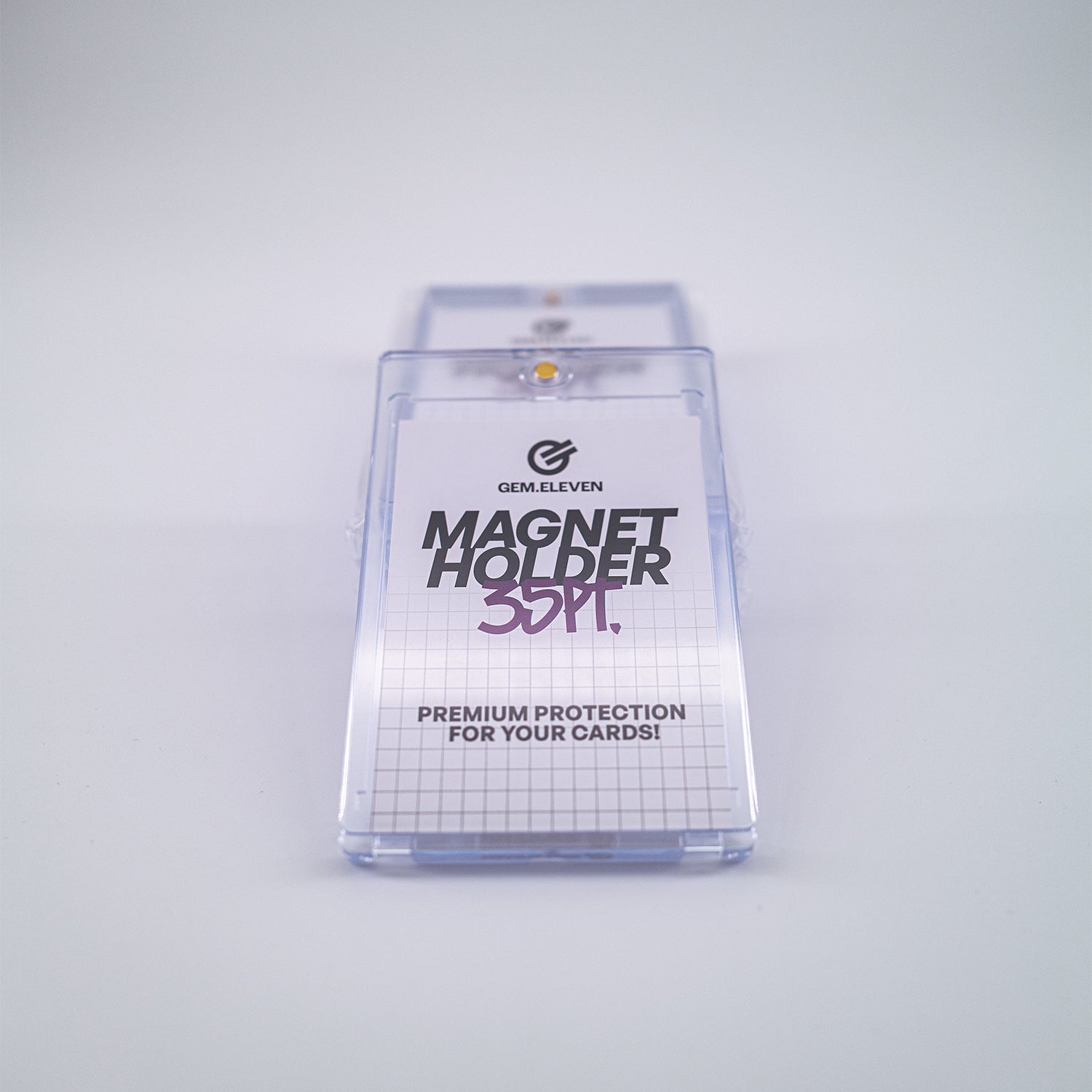 Gem.Eleven Magnetic Card Holder – UV Acryl Case – 35PT/55PT (5er-Pack)