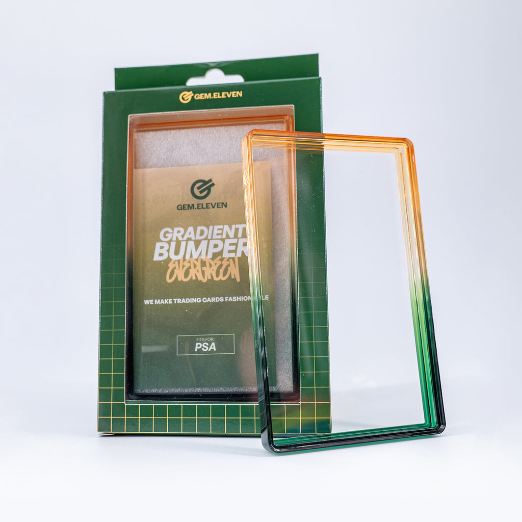 Gem.Eleven Gradient Bumper Evergreen – PSA & CGC Slab Schutz