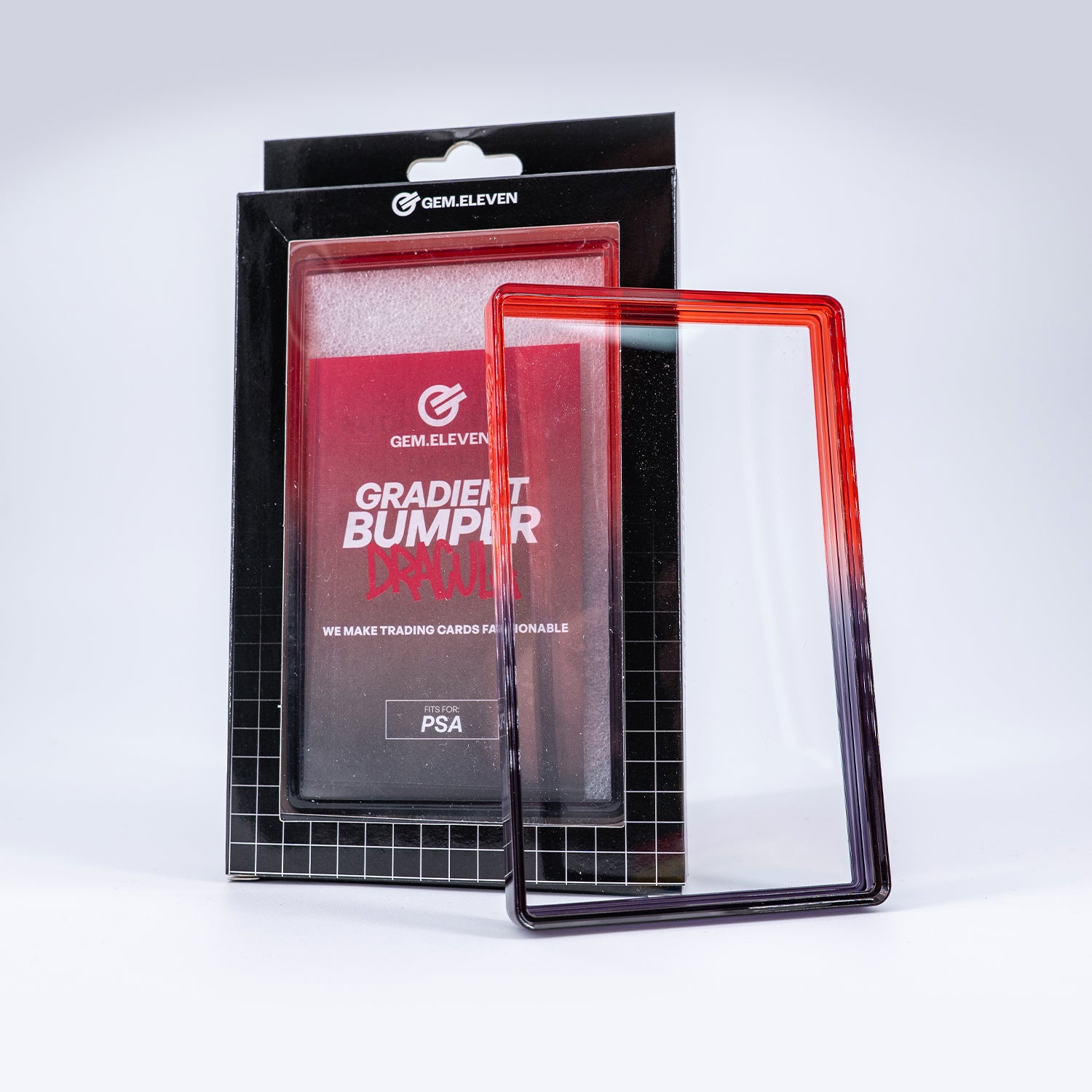 Gem.Eleven Gradient Bumper Dracula – PSA & CGC Slab Schutz