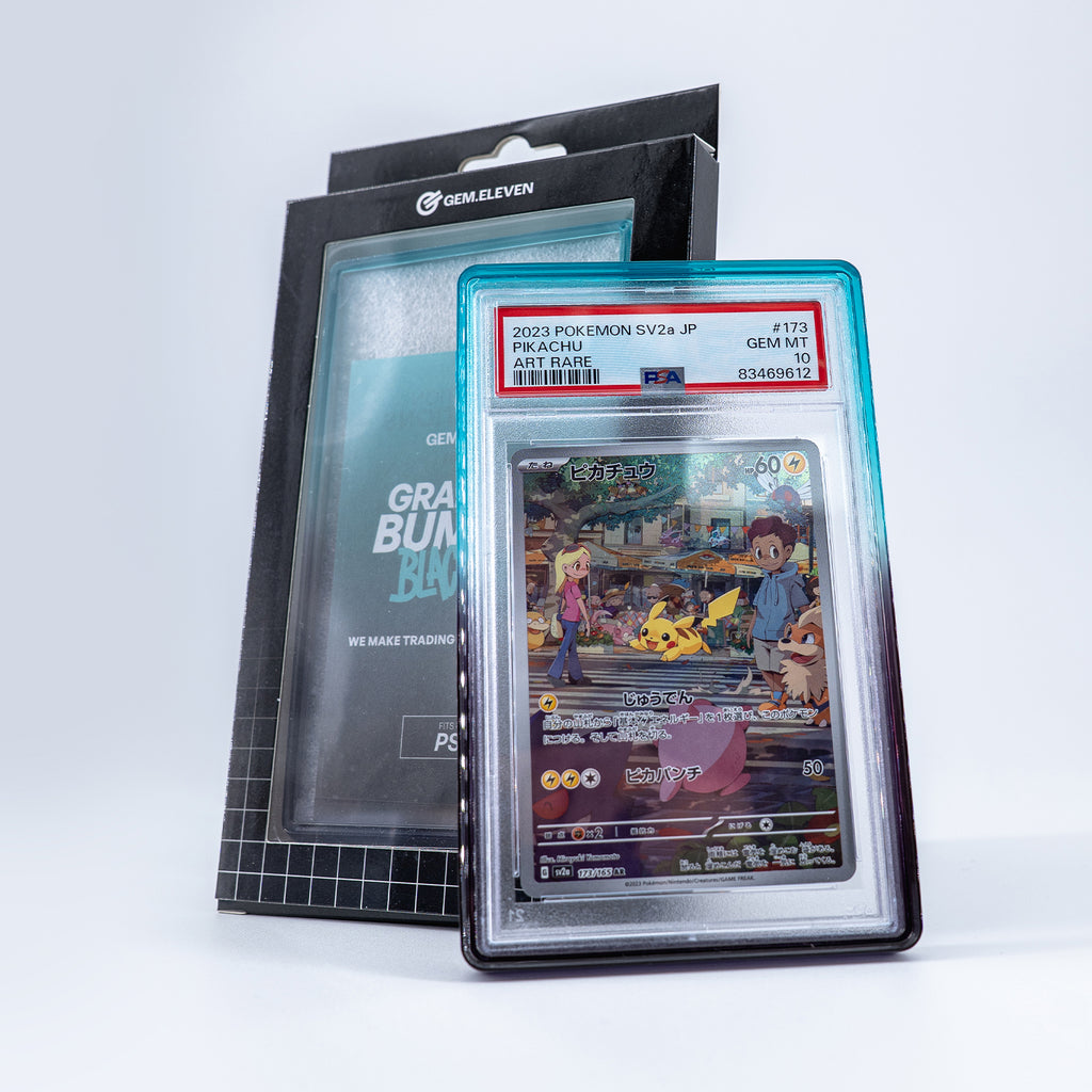 Gem.Eleven Gradient Bumper Black Ice – PSA & CGC Slab Schutz