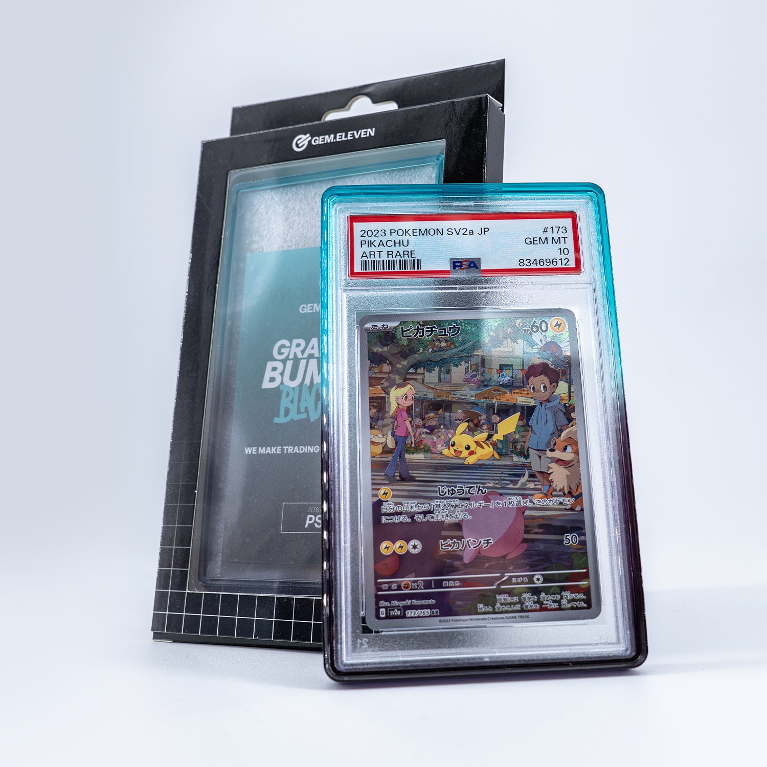 Gem.Eleven Gradient Bumper Black Ice – PSA & CGC Slab Schutz