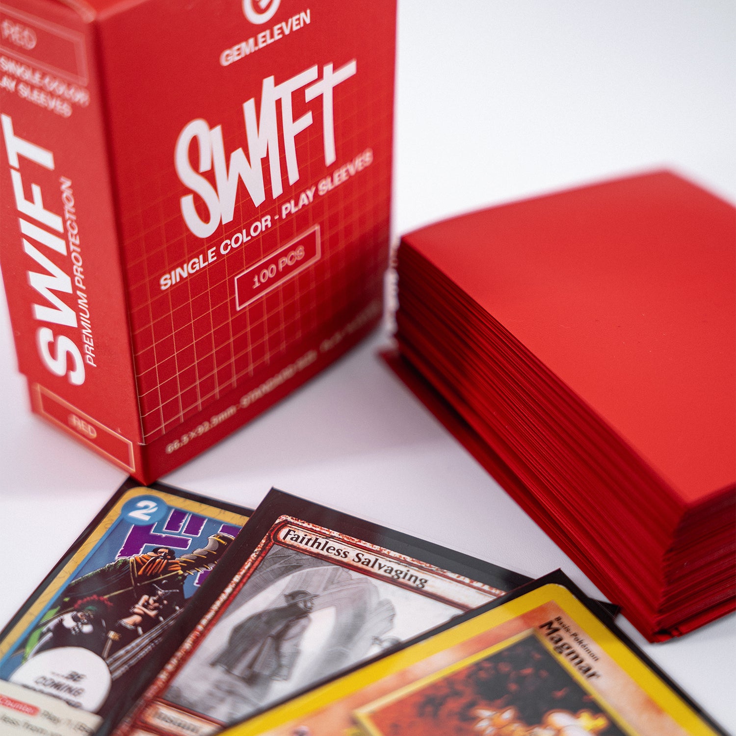Gem.Eleven Swift Play Sleeves – 100 Standard TCG-Schutz