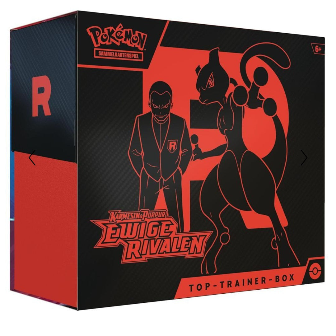 Pokémon Ewige Rivalen Top Trainer Box - Sealed Booster Display TCG