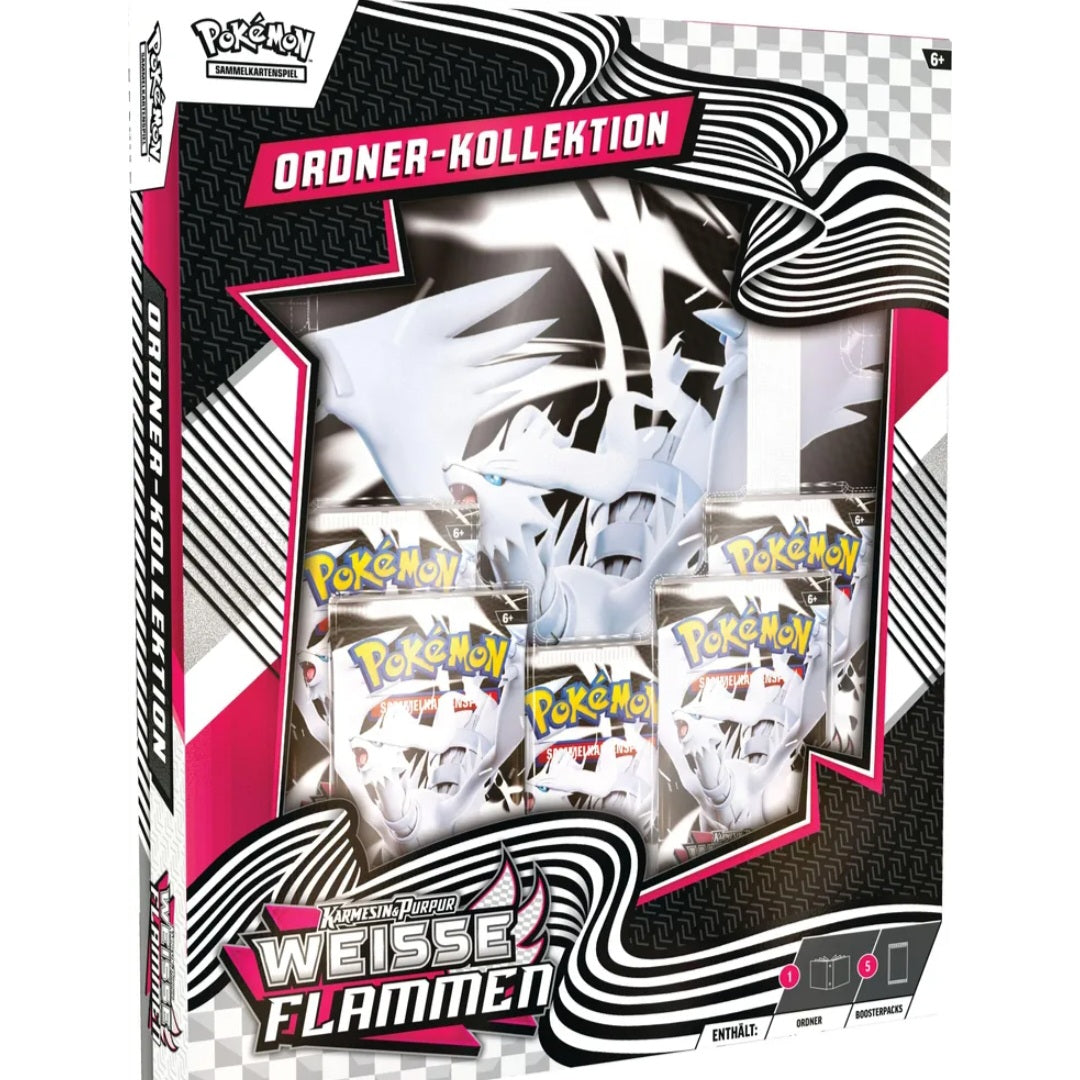 Pokémon Weisse Flammen Binder-Kollektion sealed TCG