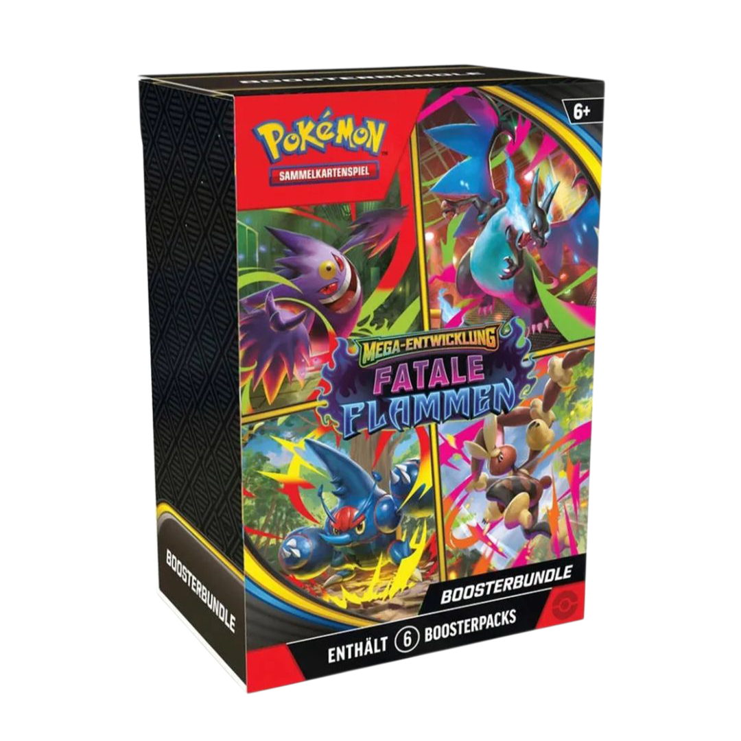 Pokémon Fatale Flammen Boosterbundle - 6 Sealed Booster TCG