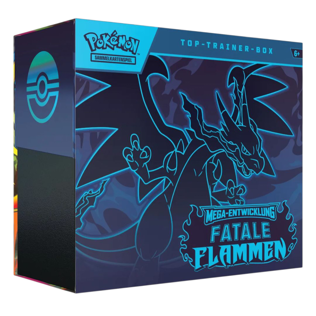 Pokémon Fatale Flammen Top Trainer Box - Sealed Booster Display TCG