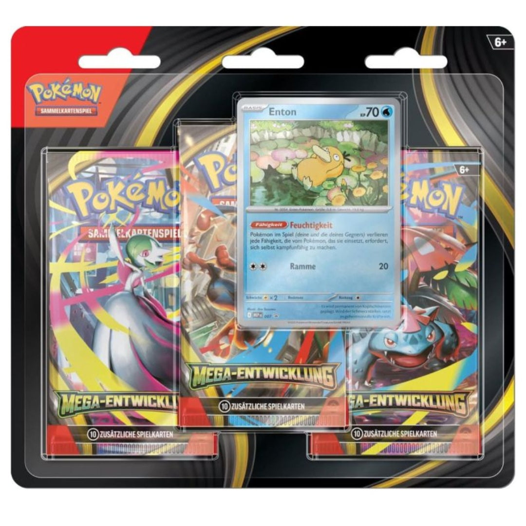 Pokémon Mega Entwicklung 3-Pack Blister - Sealed Booster TCG