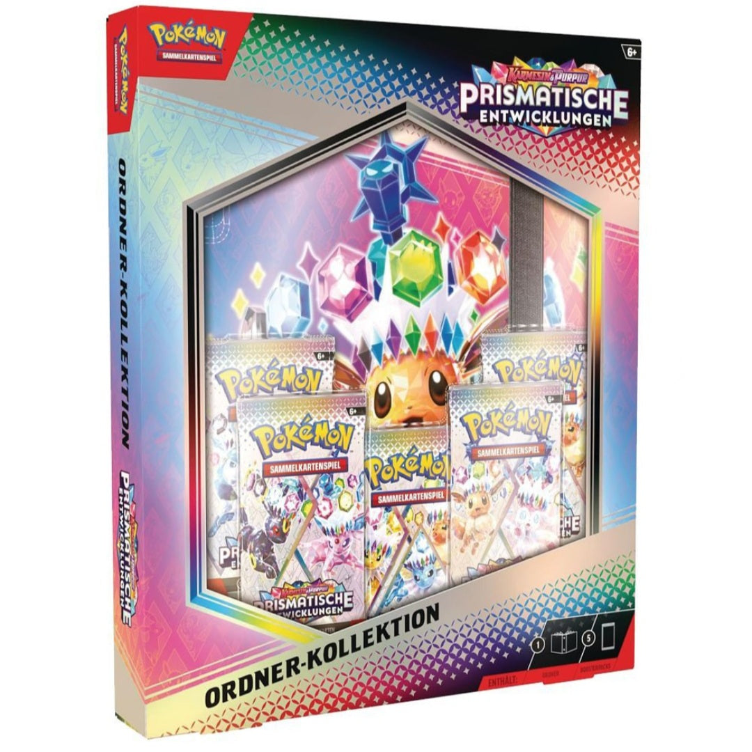 Pokémon Prismatische Entwicklungen Binder-Kollektion - Sealed Mappe TCG