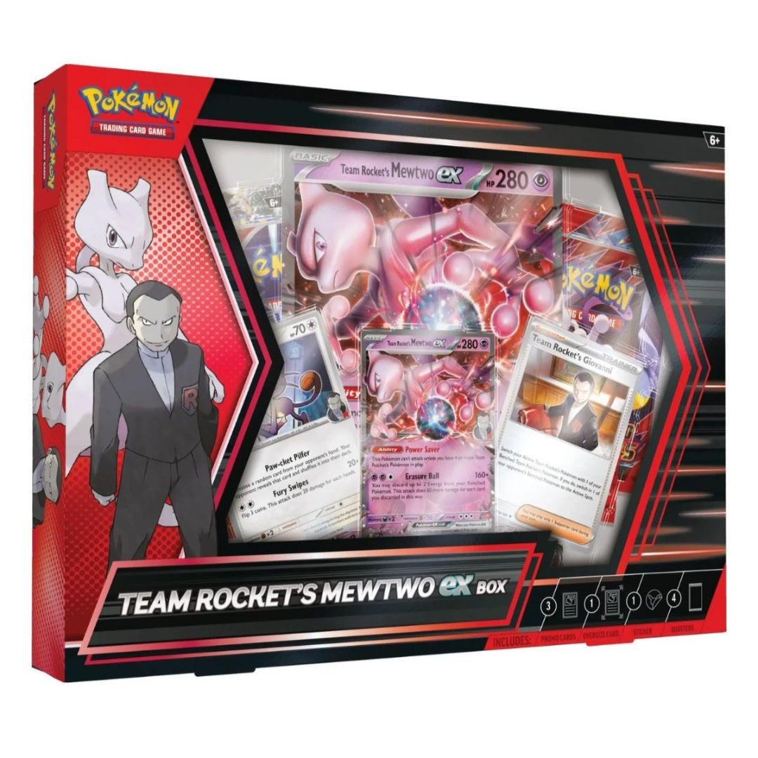 Pokémon Team Rockets Mewtu-ex Kollektion Ewige Rivalen - Sealed Premium Box TCG