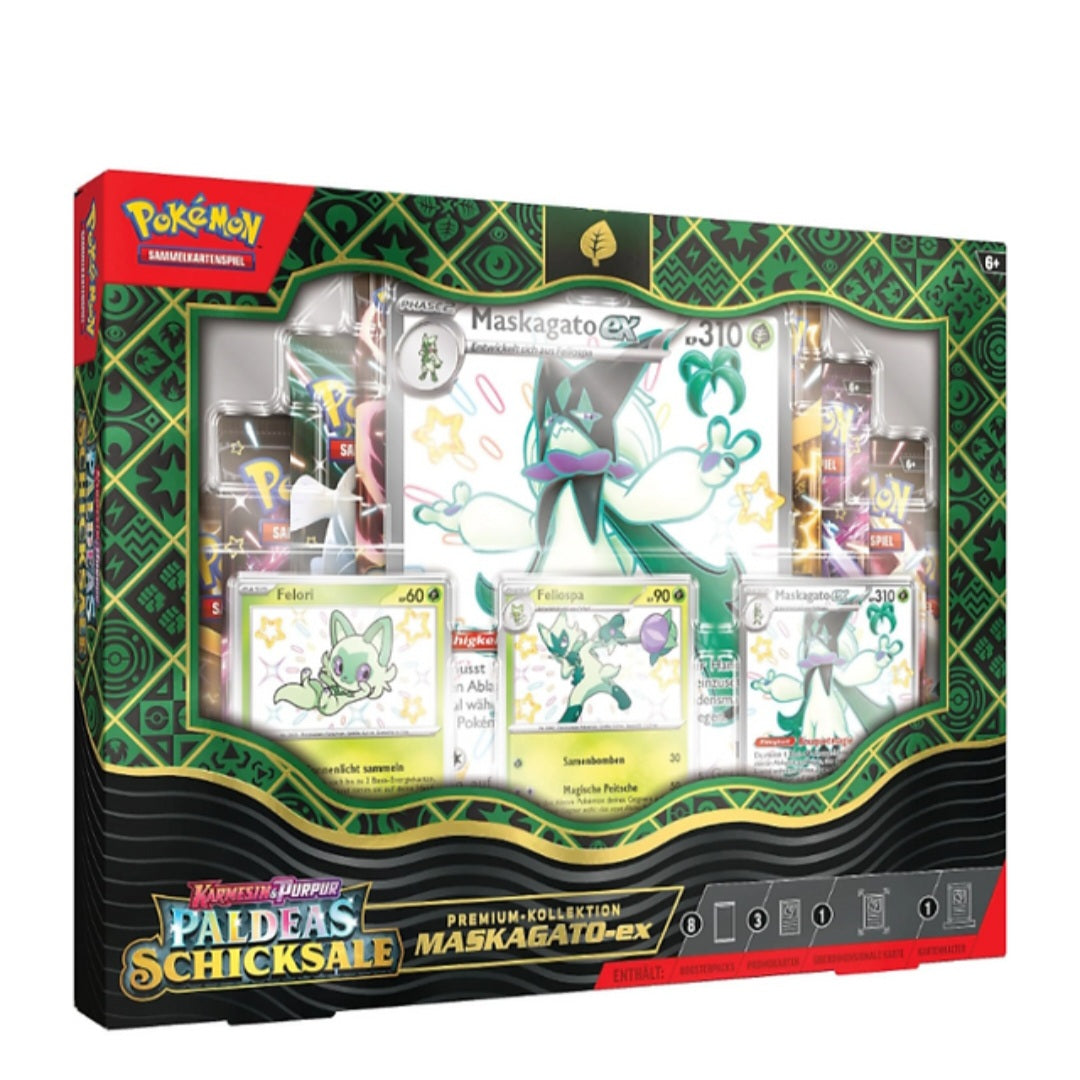 Pokémon Paldeas Schicksale Premium Kollektion Maskagato EX