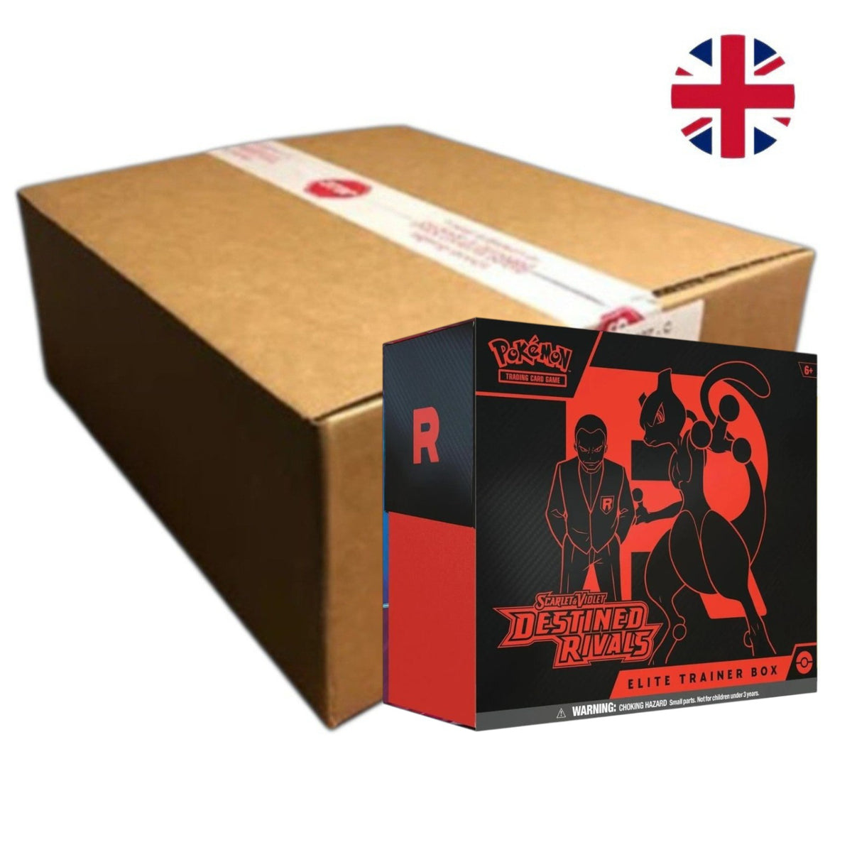 Vorbestellung - Sealed Case Pokemon Destined Rivals Elite Trainer Box (ENG) 10 Stück