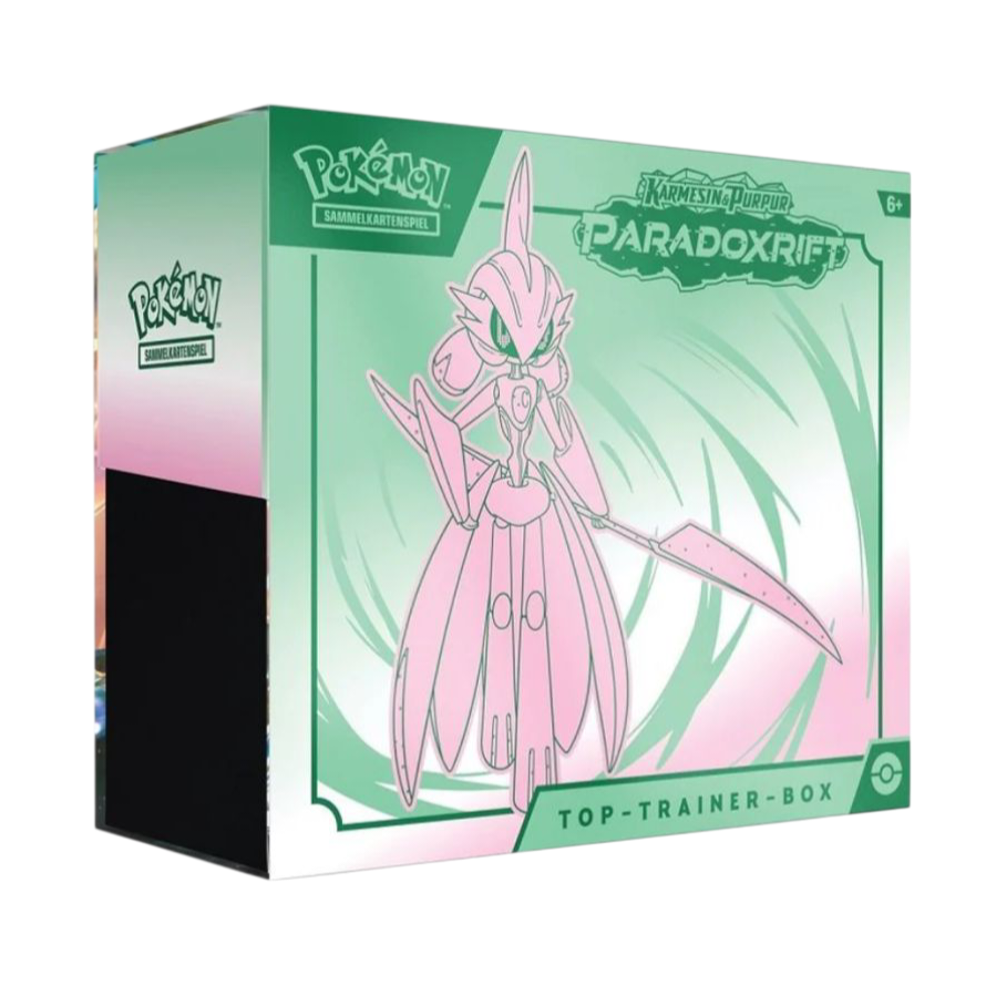 Pokémon Paradoxrift Top Trainer Box Eisenkrieger