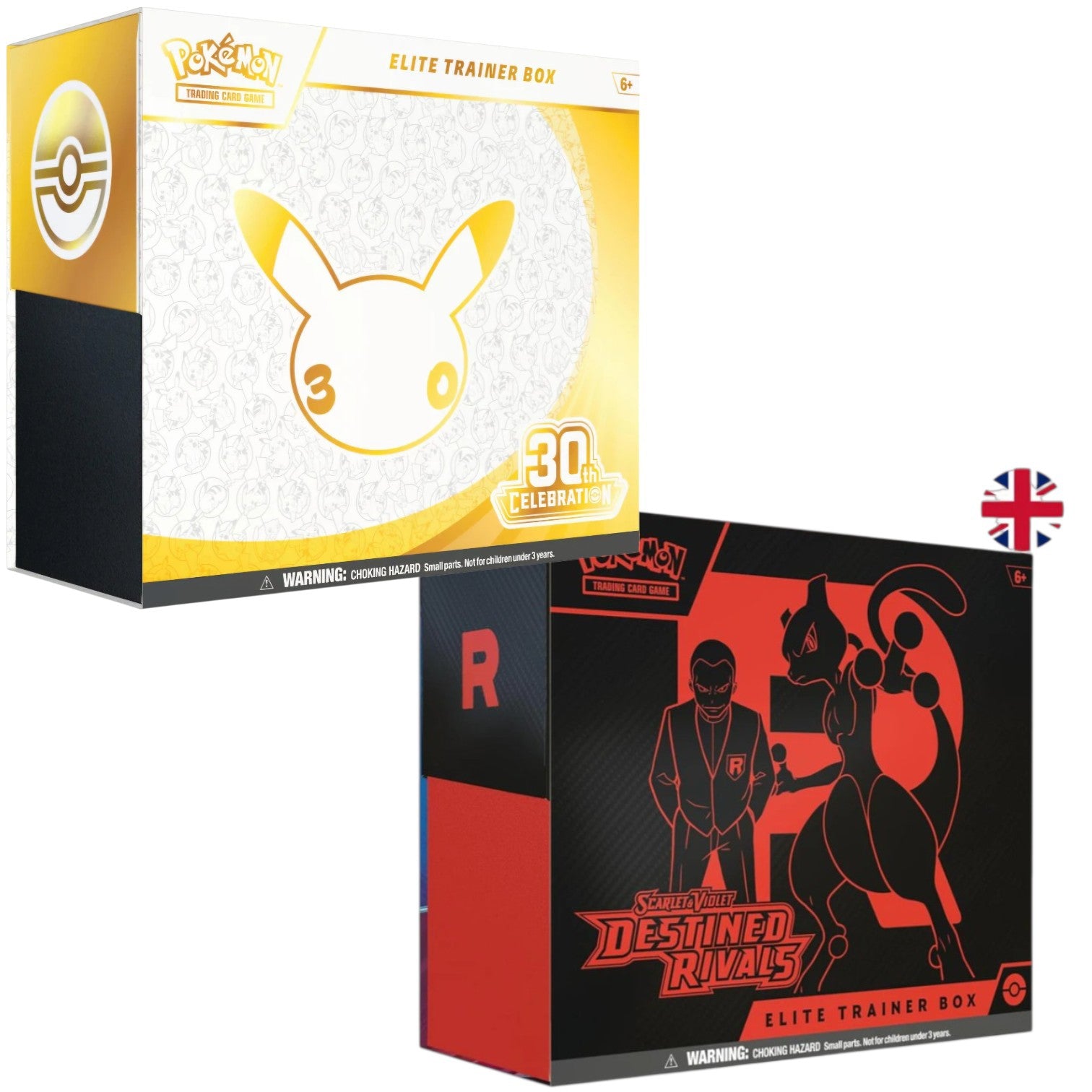 Vorbestellung - Bundle Pokemon 30th Celebration Elite Trainer Box + Destined Rivals Elite Trainer Box (ENG)