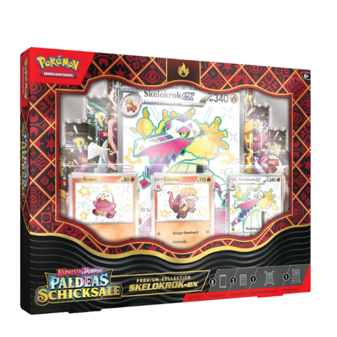 Pokémon Paldeas Schicksale Premium Kollektion Skelokrok EX