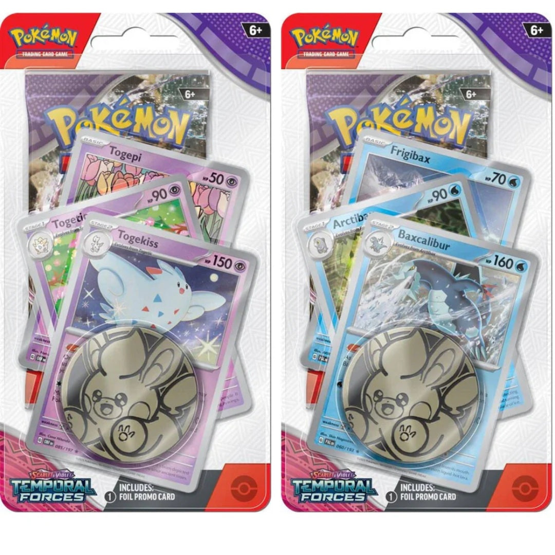 Pokémon Temporal Forces Premium Checklane Blister Display (ENG) - Sealed TCG