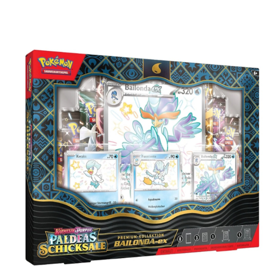Pokémon Paldeas Schicksale Premium Kollektion Bailonda EX