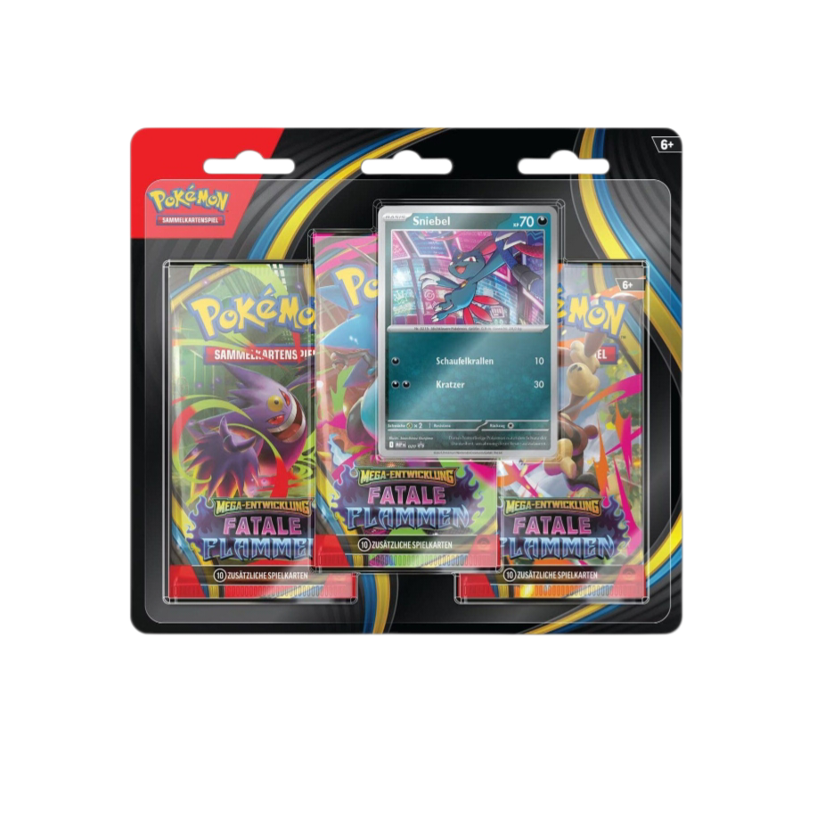 Pokemon - Fatale Flammen 3er Blister
