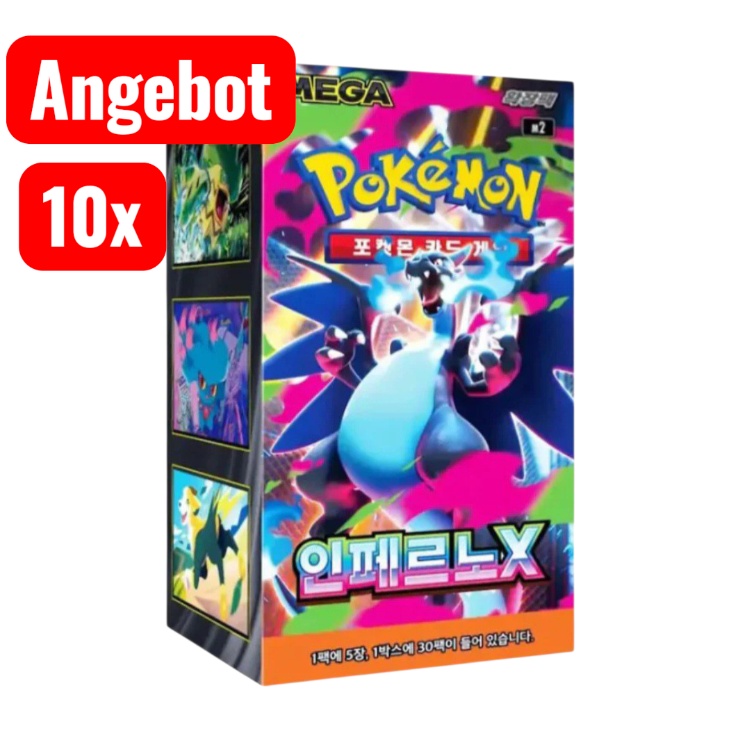 Pokémon Mega Inferno X Booster Display (KOR)