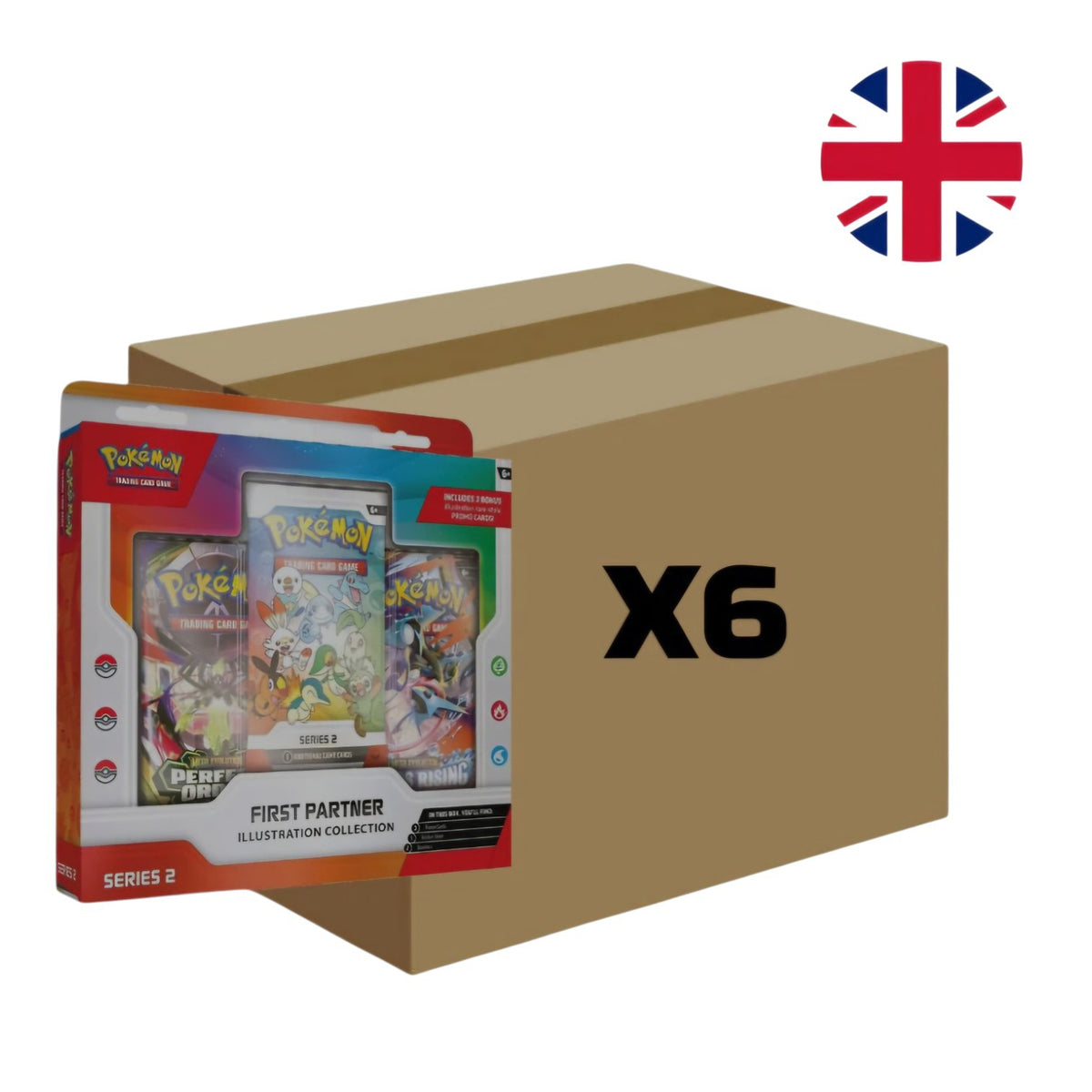 Case (6 Stück) First Partner Series 2 Illustration Collection  - Englisch